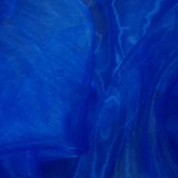 Organza bleu cyan 2