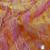 Organza brode bandes orangees reflets fushia 1 