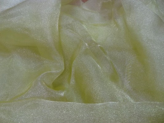 Organza cristal nacre vert absynthe 1