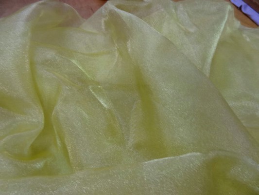 Organza cristal nacre vert absynthe 2