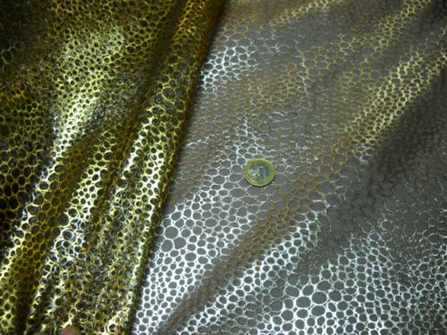 Organza double face reptile or 1