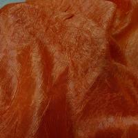 taffetas froisse plisse orange 2