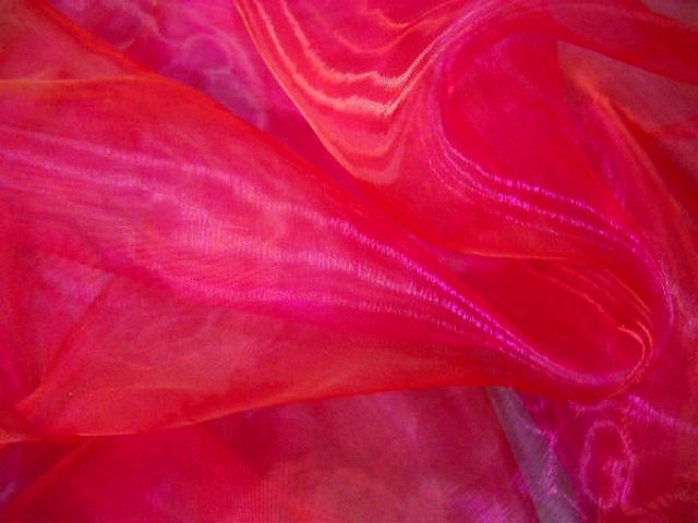 Organza fuchsia framboise 1