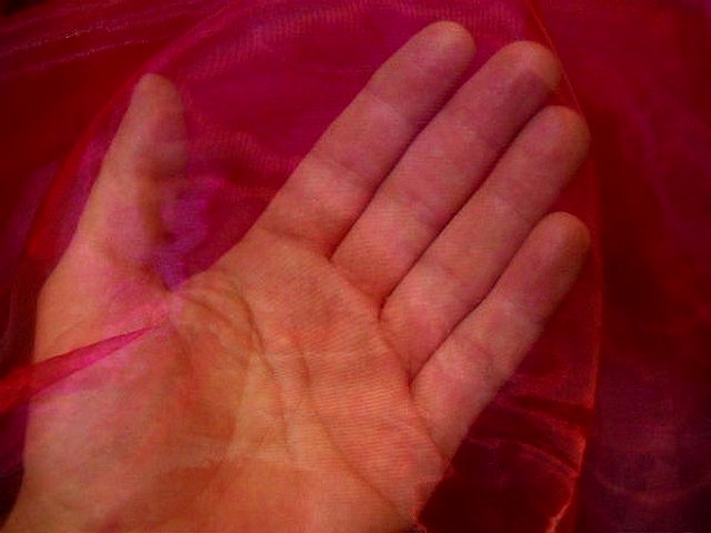 Organza fuchsia framboise 2