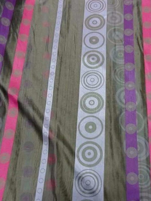 Organza gris frises rose mauve 3 