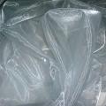 Organza gris reflets blanc
