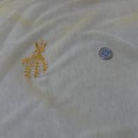 Organza jaune safran surbrode bouquet de ble 3 3