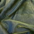Organza kaki reflets jaunes 1
