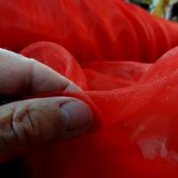 Organza nacre rouge 2 