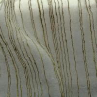 Organza plombe nacre kaki moyen chaud fines raies velours chenille 2