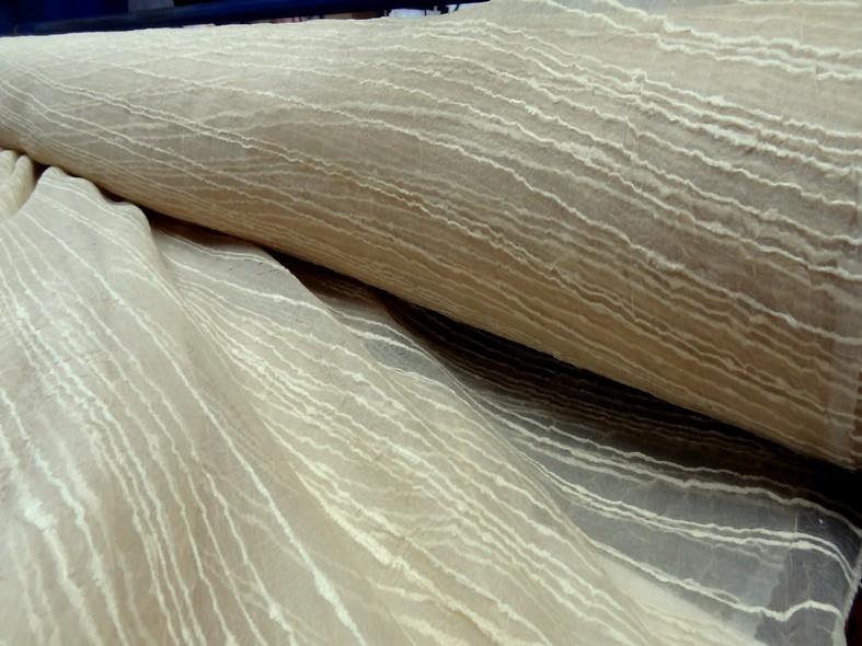 Organza plombe nacre teinte creme 7