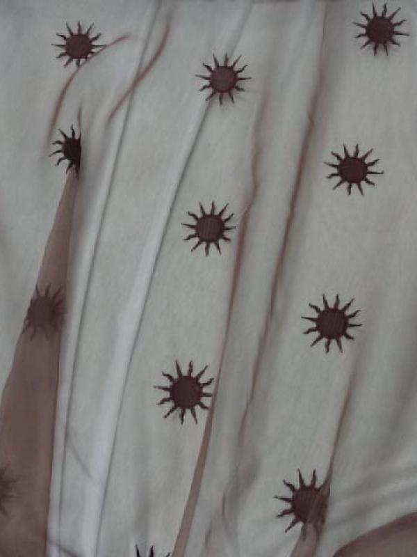 Organza prune surbrode soleil