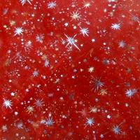 Organza rouge etoiles du berger 3 