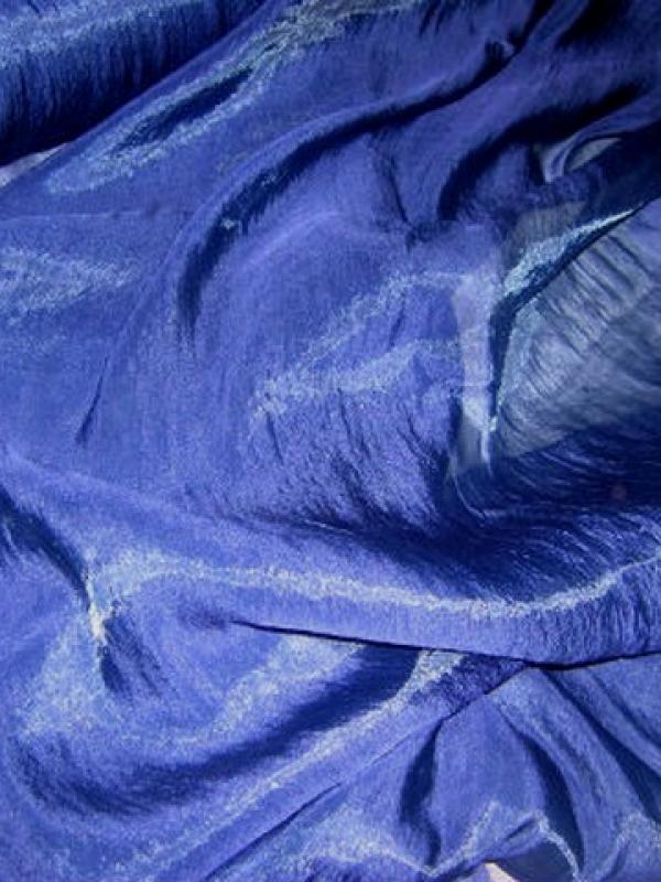 Organza soie lapis lazuli 1 
