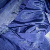 Organza soie lapis lazuli 2 