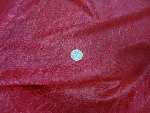 Organza souple rose froisse et plisse permanent 1