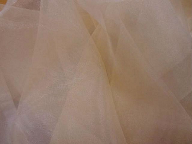 Organza teinte papaye 1