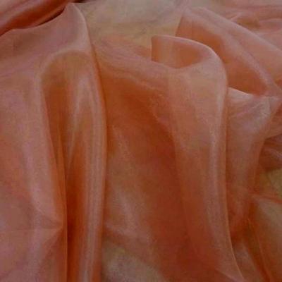 Organza ton corail en 1 5m de large6