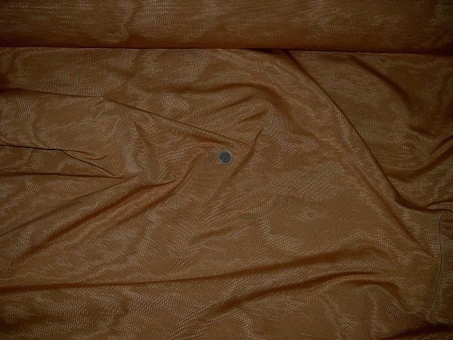 Ottoman abricot et or moire