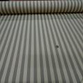 Ottoman en coton beige raye gris2