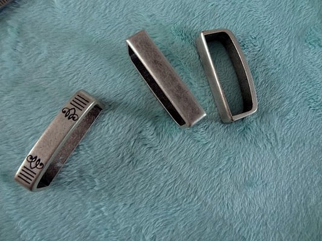 Passant ceinture argent mat ethnique 03