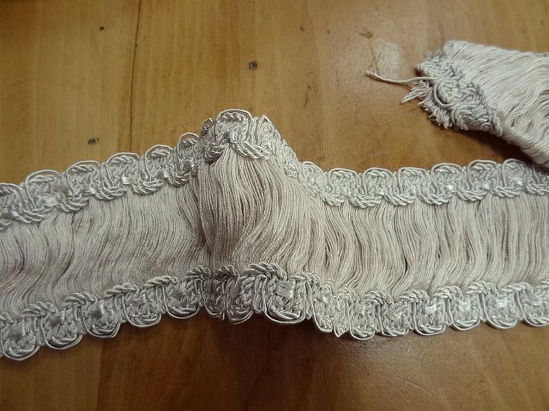 Passementerie ameublement teinte sable en coton 1