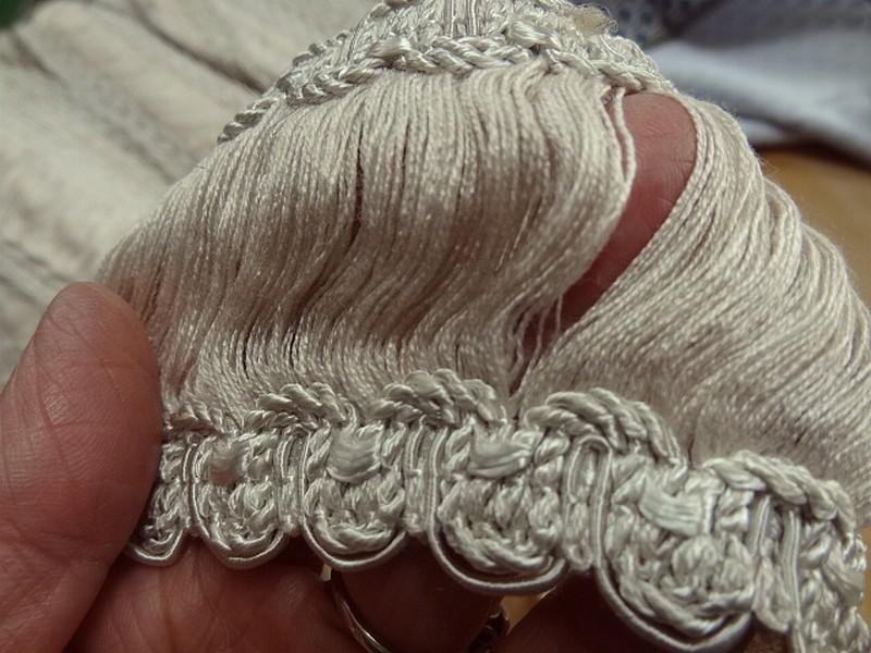 Passementerie ameublement teinte sable en coton 3