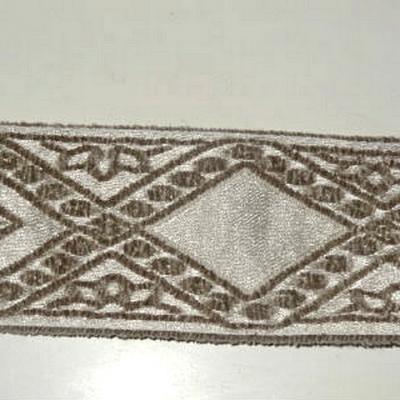 Passementerie epaisse losange grege taupe 3 