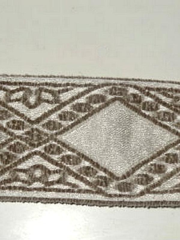 Passementerie epaisse losange grege taupe 3 