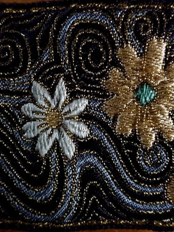 Passementerie galaxie fleurs 2 