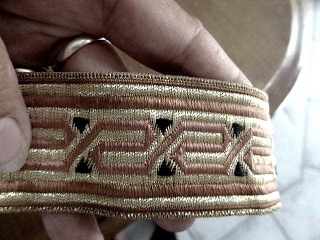 Passementerie hestia vieux orse et or 3