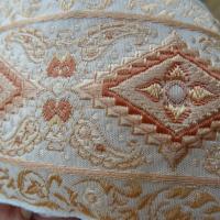Passementerie rhombe teintes peche rose the 3 