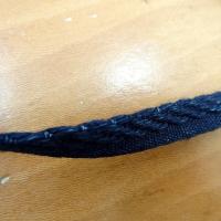 Passepoil coton bleu jean brut 2 