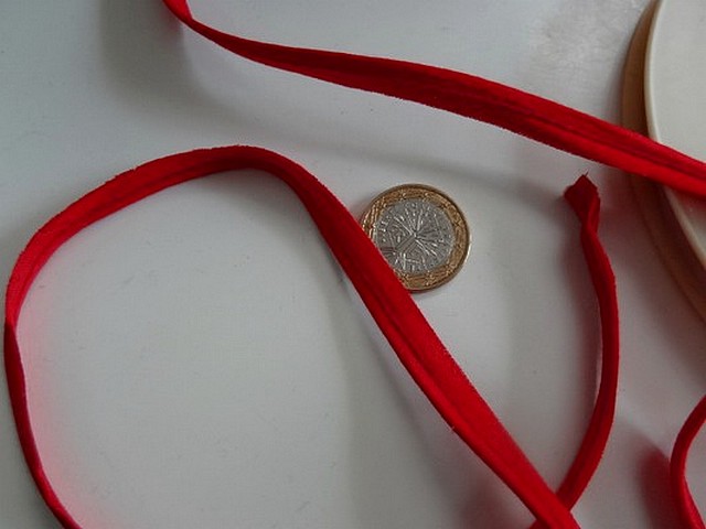 Passepoil coton rouge 3 mm 1 