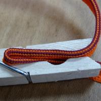 Passepoil fin orange violet 3 