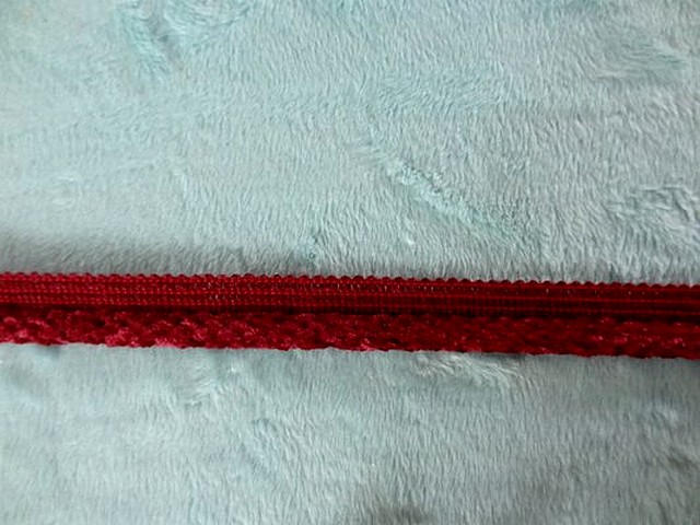 Passepoil rouge carmin 1