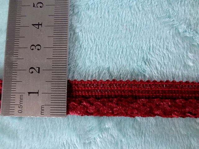 Passepoil rouge carmin 2