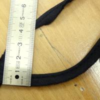 Passepoil tout textiles noir fin 2