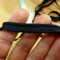 Passepoil tout textiles noir fin 3