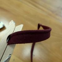 Passepoil tout textiles rouge bourgogne 3 mm 1