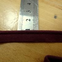 Passepoil tout textiles rouge bourgogne 3 mm 3