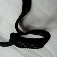 Passepoil velours noir 1