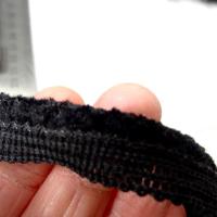 Passepoil velours noir 3