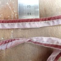 Passepoil velours rose indien 2