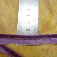 Passepoil velours violet zinzolin 2 
