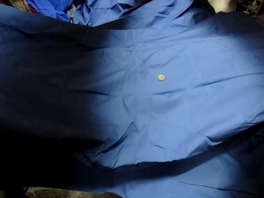 Percale tie and dye bleu acier bleu de minuit 1 