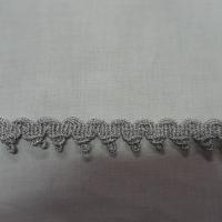 Picot blanc argent lurex 1 