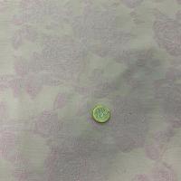 Pique de coton damasse rose glycine fleuri 9