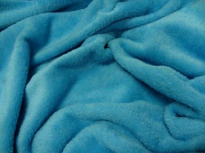 Polaire doudou bleu celeste 1