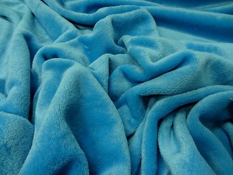 Polaire doudou bleu celeste 3